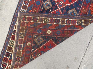 Antique Caucassian kuba shirvan rug very nice colors and all original size 1,96 x 1,22 cm Circa 1910               