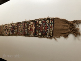 Antique Shahsevan sumac band
15x125 cm,                            