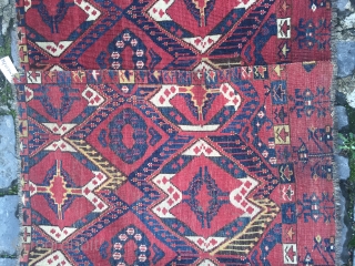 Beshir Chuval with ikat design, great wool and color.                        