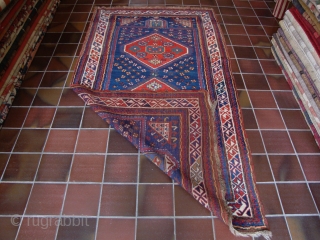 Kazak Rug, Circa 1900, Very good condition, High pile, Not restored, Size: 240 x 135 cm.
Memarian at Domotex 15-18 Jan. 2011 in Hannover . Germany, Hall: 21, Stand No.: B21
   