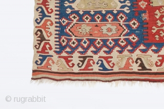 Anatolian kilim, Late 19th century,Size: 173 x 133 cm. (68 x 52 inch).                    