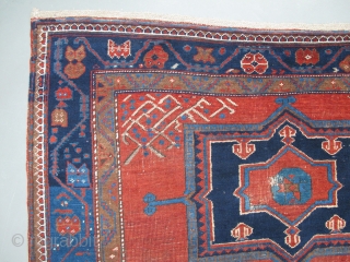 NW Persia, Circa 1900, Great colors, Not restored, Condition (see pictures), Size: 270 x 155 cm. (106 x 61 inch).             