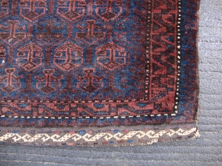 Baluch Bag, Very fine quality, Shiny wool, 60 x 56 cm.                      
