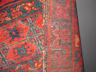 Turkmen-Ersari Ensi, Circa 1900, Natural colors with shiny wool, Size: 200 x 150 cm. 78.7" x 59".                