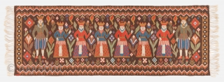 Swedish wall decoration panel, Early 20th century, Excellent condition, Not restored, Size: 190 x 67 cm. ( 74.8 x 26.4 inch )           