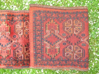 Turkmen Ersari Torba, Circa 1900, Great colors, Size: 155 x 49 cm. 61" x 19.3".                  