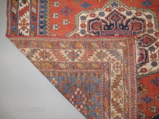 Afshar Rug, Circa 1900, Biautiful & natural colors, Original condition, No repair, Size: 153 x 125 cm.                