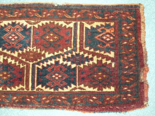 Ersari Torba, Late 19th century, Natural dyes, Original condition, Size: 150 x 42 cm.                   