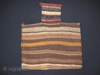 Namakdan (saltbag) Veramin, Circa 1900, Excellent condition, All natural colors, Size: 65 x 60 cm. 25.5" x 23.5" inch.              