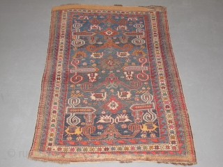 Small Perepedil Prayer-Rug, Circa 1900, Original condition, Not restored, Very fine knotted, Size: 135 x 87 cm. 53" x 34" inch.            