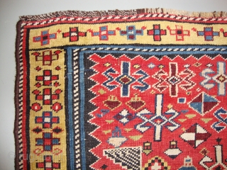 A Kuba rug, 19th century, Natural colours, Size: 164 x 95 cm / 5.3 x 3.1 feet.                