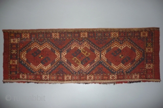 Afghan Ersari torba, 136 x 48 cm.                          