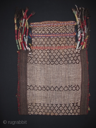Namakdan(Saltbag) Khaladj, Circa 1900, Great colors, Not restored, Size: 50 x 38 cm. 20" x 15" inch.                