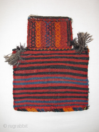 Namakdan (Saltbag) Luri, Sumac technic, Middle 20th century, Size: 46 x 36 cm. 18 x 14 inch.

                