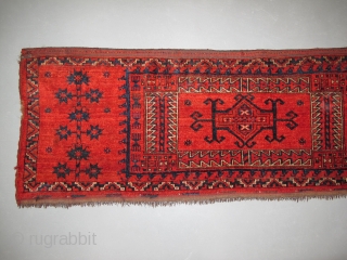 Ersari trapping, late 19th century, Good condition, Not restored, Size: 170 x 60 cm. 67" x 27.5" inch.               
