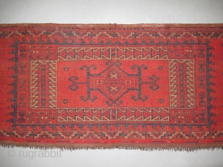 Ersari trapping, late 19th century, Good condition, Not restored, Size: 170 x 60 cm. 67" x 27.5" inch.               
