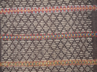 Namakdan (Saltbag), Khaladj (central North Persian), 19th century, Original condition, Great colors, Not restored, Size: 49 x 35 cm. 19.30 x 13.80 inch.          