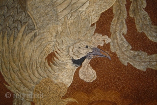 Chinese Textile, Qing dynasty, 265 x 175 cm.                         