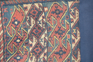 Kaukasischer Soumakh Kelim komplette Satteltasche 100x40cm  Sie können mich gerne über Rugrabbit oder direkt per Email kontaktieren. Meine Emailadresse lautet salihunal@msn.com Feel free to contact me via Rugrabbit or directly via  ...