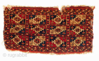 Book for Sale, not rug.  This is Plate # 3 in Tekke Mafrash and Germetch by David d'Heurle with 76 color plates of presynthetic Tekke mafrash and 9 color plates of  ...