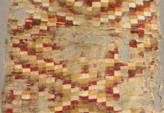 Early and interesting "Ancient Mosaic style" Tulu Central Anatolian Kapatocya. 240cms x 145cms.                    
