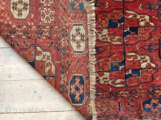 Lovely early Tekke main carpet.                            