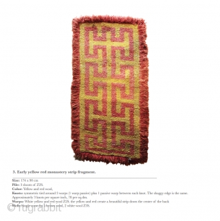 'Wangden Style'

 

An exhibition of early Tibetan Wangden Single-level Knotted rugs* 

Some of the most beautiful and significant items are still available.







*Single-level Knotting or warp faced back .
     