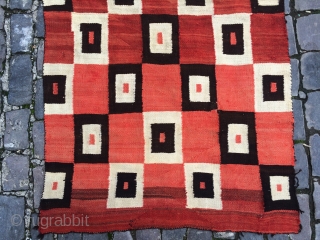 Navajo blanket / rug with great design 40 inches x 72 inches.                     