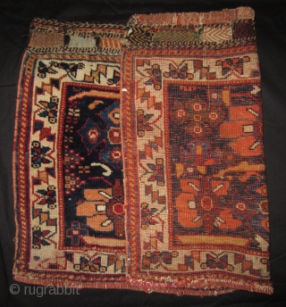 Afshar bag front 81 x 56 cm.
End 19th cent.
More info or photos if you ask.                  