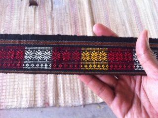 Handmade silk fabric textiles.                             