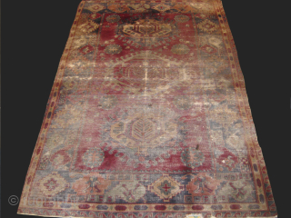 Rare Geometrical Animal carpet measuring 6 x 4 feet.
