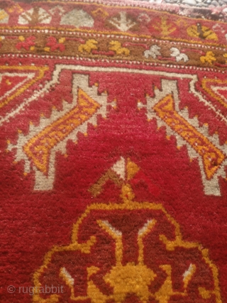 Anatolia Konya small rugs ( pillow)faultless, original, not previously repaired, very finely woven, 100% wool, dimensions 60 cm wide/length 105 cm            