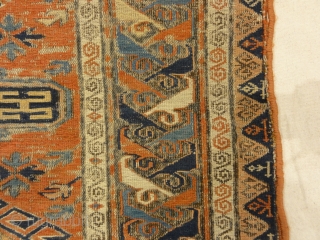 Antique Soumak Kuba Rug
4'4" x 5'10"                           