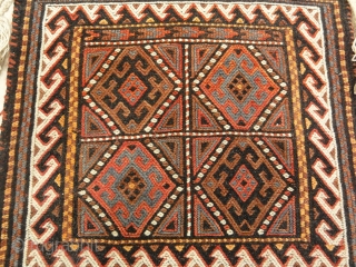 Antique Shahsavan Salt Bag
1'4" x 1'10"                           