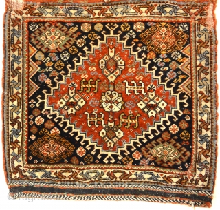 Antique Persian Khamseh Circa 1880
1'10" x 2'                          