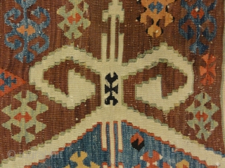 Fine Turkish Anatolia kilim from Late 19th Century
3'2" x 4'9"                       