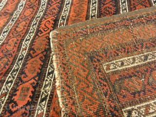 Antique Original Afghan Beluch circa 1880
2'9" x 4'4"                         