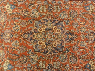 Antique Kashan Rug
4'3" x 6'8"

Hand-knotted and made out of the finest natural dyes.                    