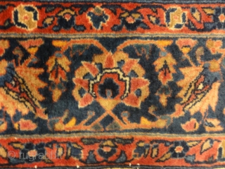 Antique Persian Wool Kashan Kork circa 19th Century Handspun Natural Dyed Wool Hand Made in Persia Genuine Woven Carpet Art

4'5" x 6''8"           