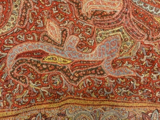 Rasht Embroidery Circa 1850 - 5'8" x 5'9"

The finest hand-knotted and natural dyed fibers.                   