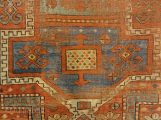Antique Fachralo Kazak Rare Prayer Rug from Caucasus Genuine Woven Carpet Art Authentic Santa Barbara Design Center Rugs and More

3'8" x 4'9"           