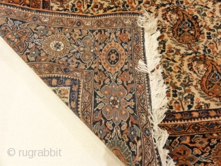 Antique Persian Farahan All-over Botteh Fine Authentic Design Genuine Carpet Art

4'1" x 6'7"                    