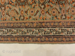 Antique 19th Century Persian Senneh Genuine Woven Carpet Art Authentic From Second Half of 19th Century

4'5" x 6'6"               