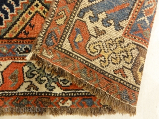 Antique Persian Lori Runner Circa 1880 - Size: 3'5" x 8'1"                      