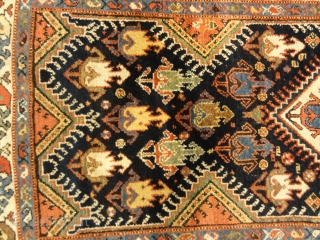 Antique Persian Lori Runner Circa 1880 - Size: 3'5" x 8'1"                      