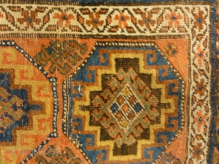 Antique North West Persian Kurdish Rug - Size: 4'2" x 6'6"                      