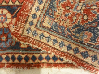 Antique Persian Kashan Rug - Size: 6'8" x 4"3"                        