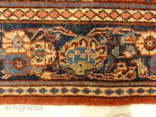 Antique Persian Kashan Rug - Size: 6'8" x 4"3"                        