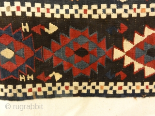 Antique Kelim Tribal Rug Featuring Goddess of Anatolia and Phoenixes 
Size: 4'10" x 11'4"                   