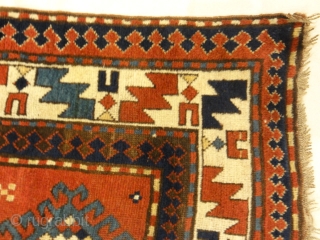 Caucasian Kazak Prayer Rug - Size: 5’9″ x 7’1″                        